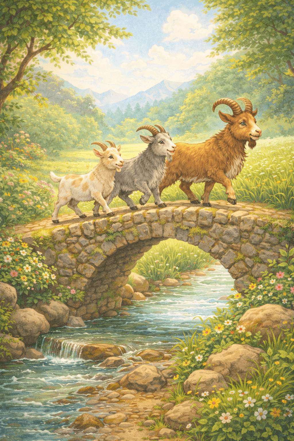 Три козлика Бряк